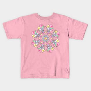 Easter Bunny Mandala Kids T-Shirt